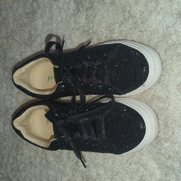 Betsey Johnson rhinestone sneakers - Picture 4 of 9